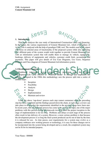 International Construction Lease and Financing