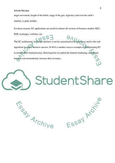 BUILDING E-COMMERCE APPLICATIONS AND INFRASTRUCTURE