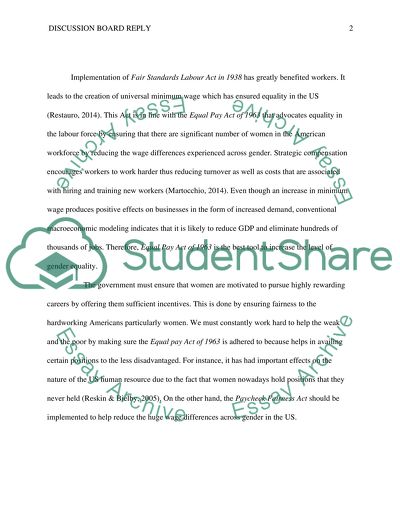 ODiscussion Board reply