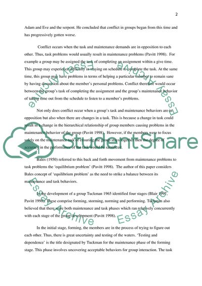 To Maintain Itself and to Perform Its Task