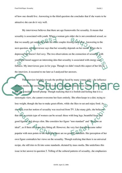 The Influence of Mass Media and Stereotypes about Female Sexuality