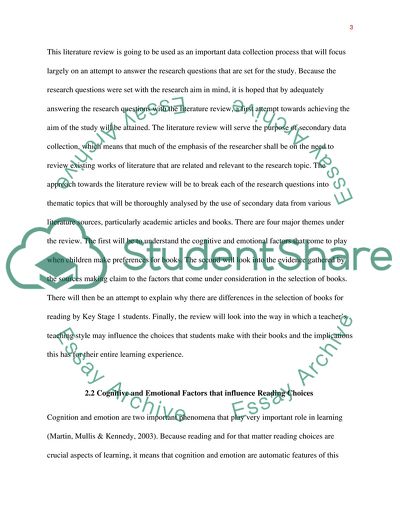 Cognitive and Emotional Factors That Influence Reading Choices