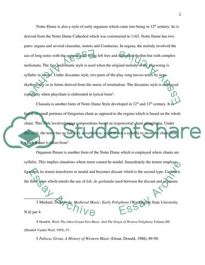 Polyphony in the Middle Ages