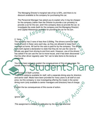 Taxation Practices for the Country