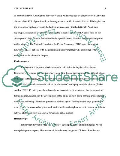 Celiac Disease - Pathophysiology and Treatment Options