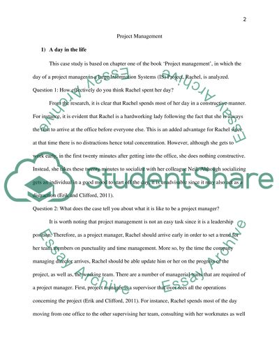 Project Management - Moss and Mcadams Accounting Firm