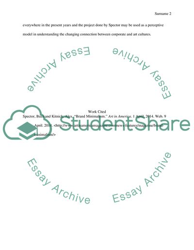 Brand Minimalism by Spector and Kitnick