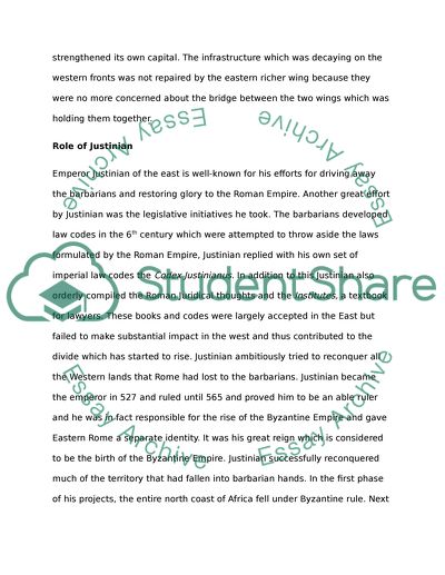 The Existence of the Byzantine Empire