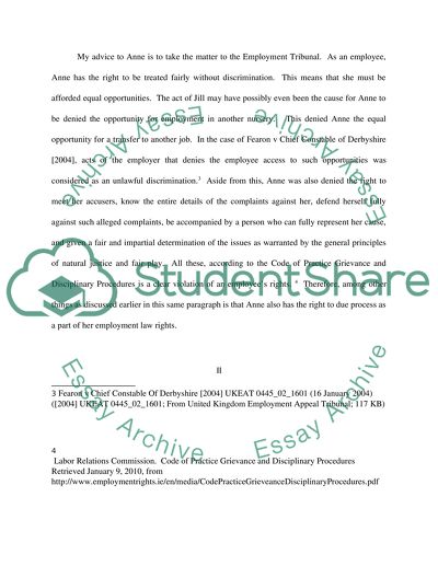 Employment Law: Employment Discrimination