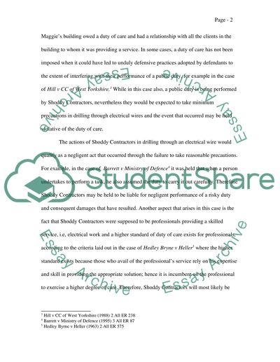 The Tort of Negligence