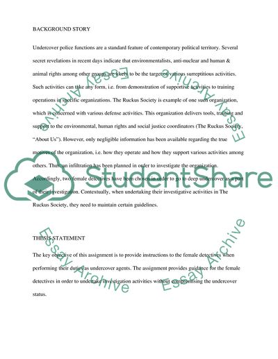 Recent Developments in Undercover Policing