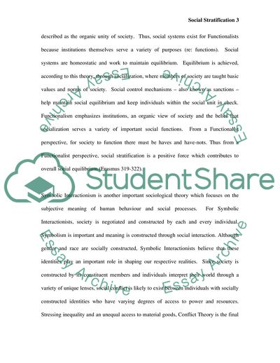 Social Stratification