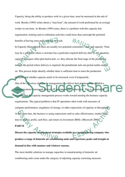 Operation Management Exam Questions