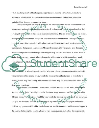 Walker Percys, The Loss of the Creature