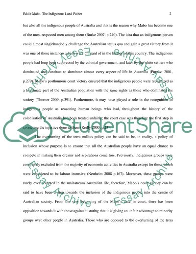 Eddie Mabo, the Indigenous Land Father