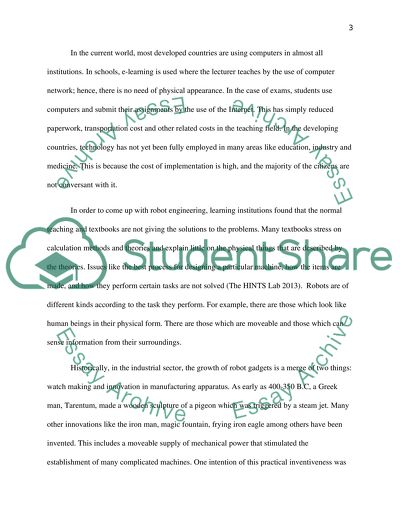 Robot Engineering and the Growth of Robot Gadgets