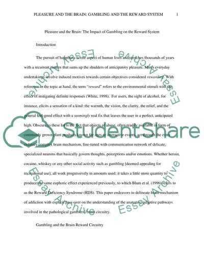 The Impact of Gambling on the Reward System