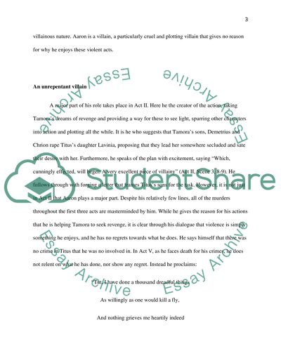 Titus Andronicus One of Shakespeares Lesser Plays