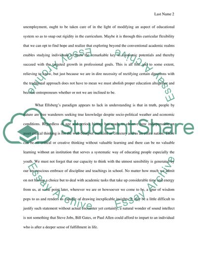 Causal Analysis of Will Dropouts Save America