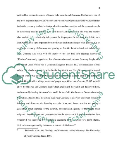 Historiographical Survey of Nazi Germany