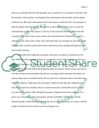 Beowulf and the Epic of Gilgamesh