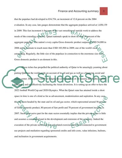 The Relationship between Financial Sector Advancement and Economic Improvement in Qatar