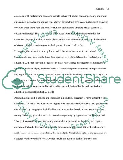 Multiculturalism as an Implication for Educating Approaches