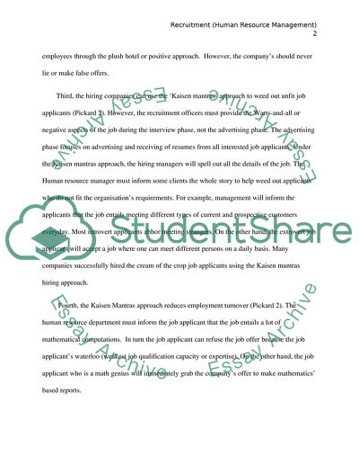 Recruitment Policy