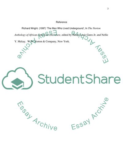 The Man Who Lived Underground