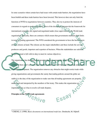 Public International Trade Laws