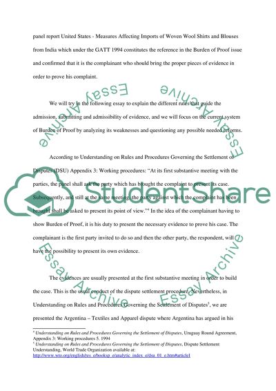 World Trade Organisation Law