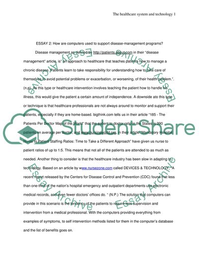 The healthcare system and technology