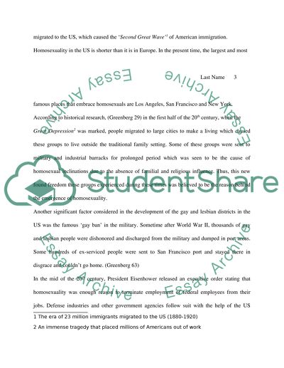 History of Homosexuality