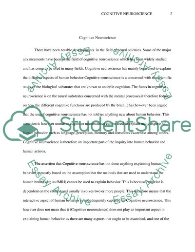 Neuroscience research examples picture