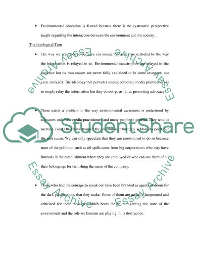 Environmental Issues