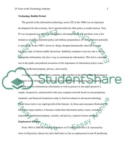 25 Years in the Technology Industry