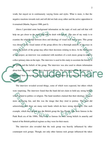 Dress&Culture Rock musicians