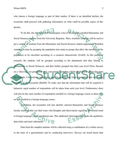 Foreign Language Course Enrollment