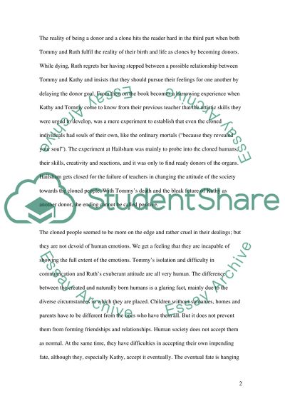 Never Let Me Go by Ishiguro K