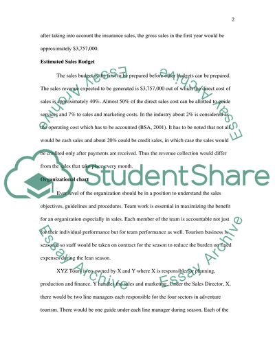 Sales Strategies for Motivating the Sales Team: XYZ Tours