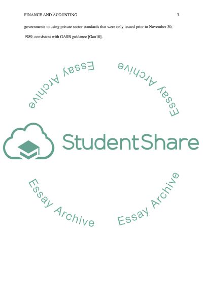 Government vs. Private Sector