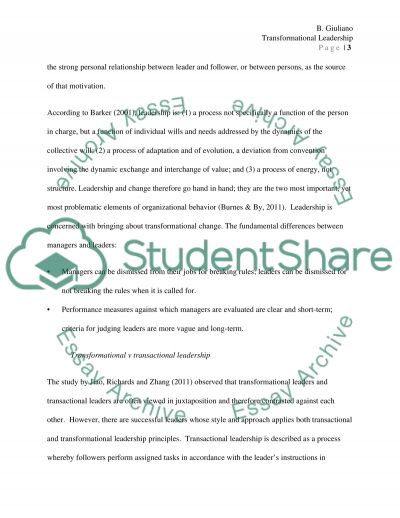 leadership interview paper essay leadership interview paper essay