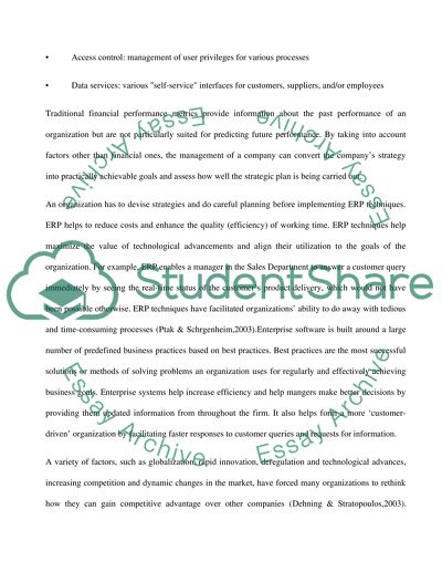 Implications of Enterprise Resource Planning in the Abu Dhabi Police Department