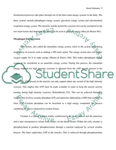 Biochemical Markers During High-Intensity Interval Training