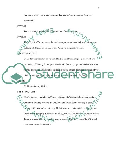 CREATIVE WRITING : A SHORT FANTASY FICTION STORY