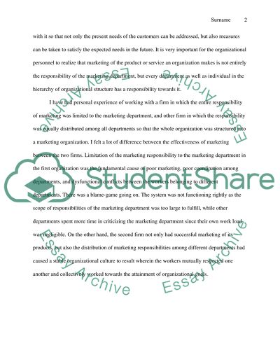 MARKETING ASSIGNMENT