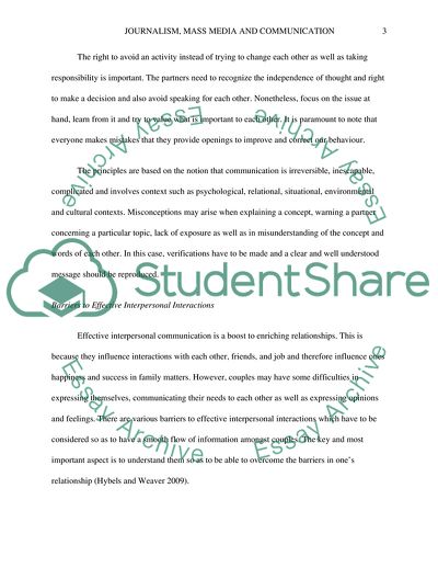 Communicating Effectively