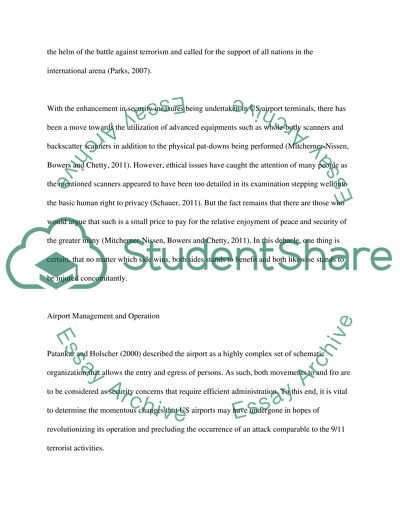 The Backscatter X-ray and the Right to Privacy: The 9/11 Aftermath