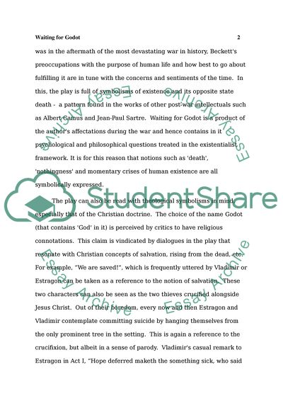 Symbolism in Waiting For Godot