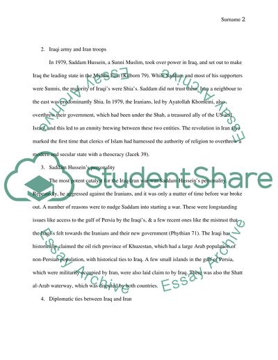 The Iran-Iraq War of the 1980s